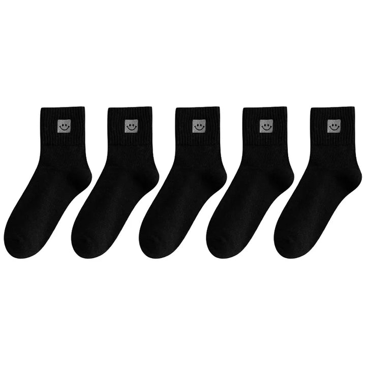 Anouk Smiley Sokken | Vintage sokken met een glimlach