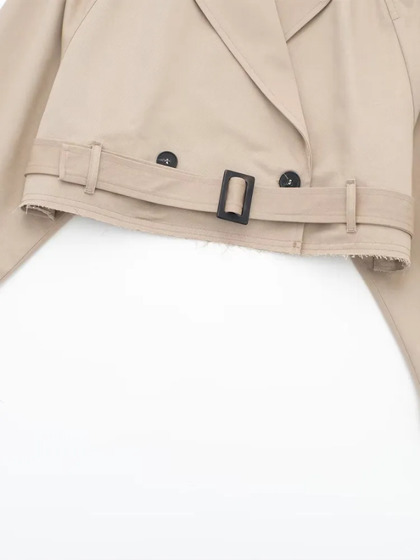 Carina Cropped Trenchcoat | Stijlvol & Vintage