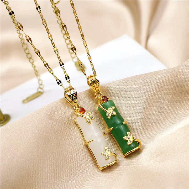 Jade amulet ketting | Een prachtige ketting met een spiritueel tintje