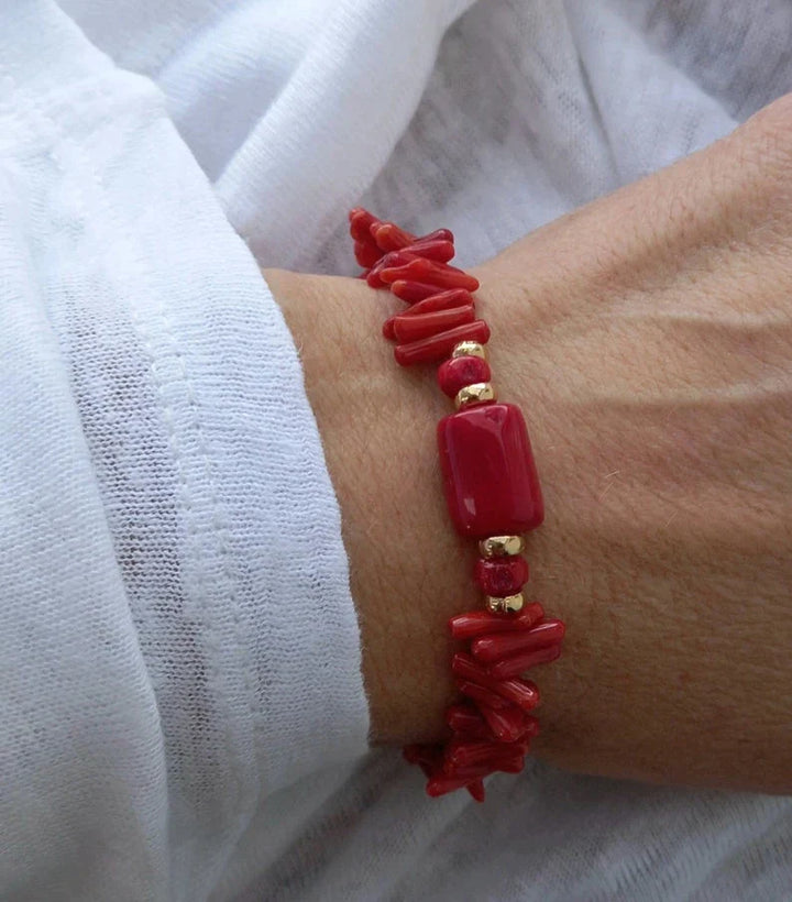Rode Koraal Armband | Stijlvol design voor elke dag