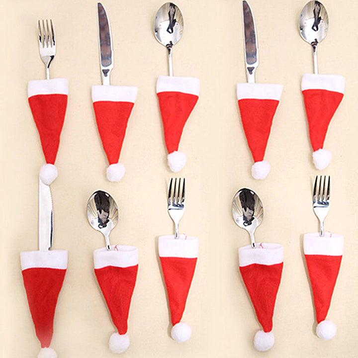 Bestek Zakjes (10 st.) | Decoreer jouw eettafel in kerstsferen