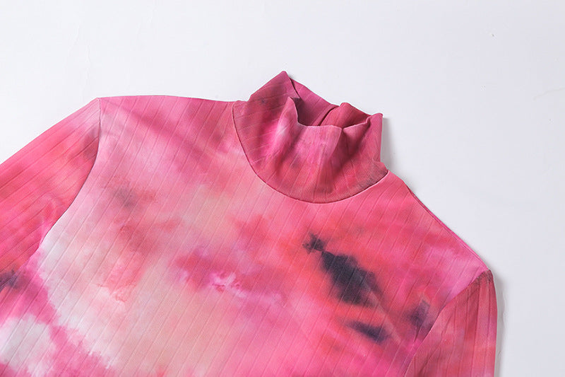 Beatrice Dress | Met vrolijk Tie Dye patroon