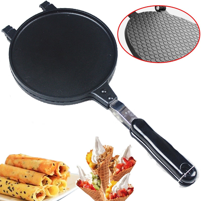 Wafel Koekenpan met vorm | Maak wafels en omeletten in een handomdraai