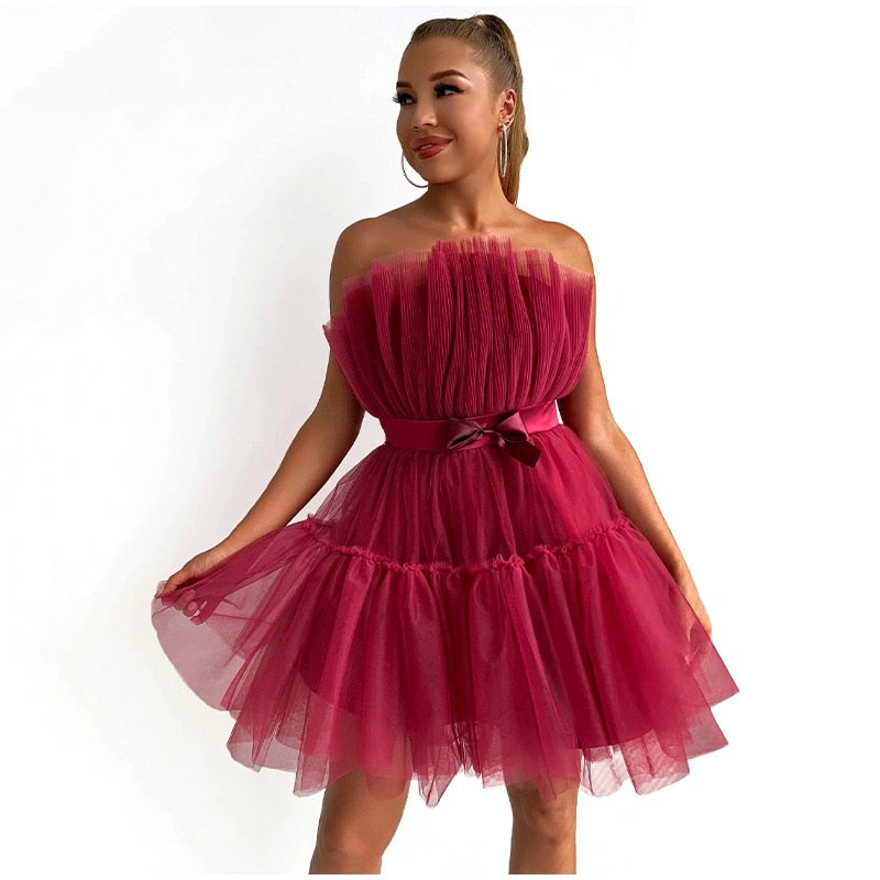 Tessa Tulle Dress | Feestelijke jurk met uniek design