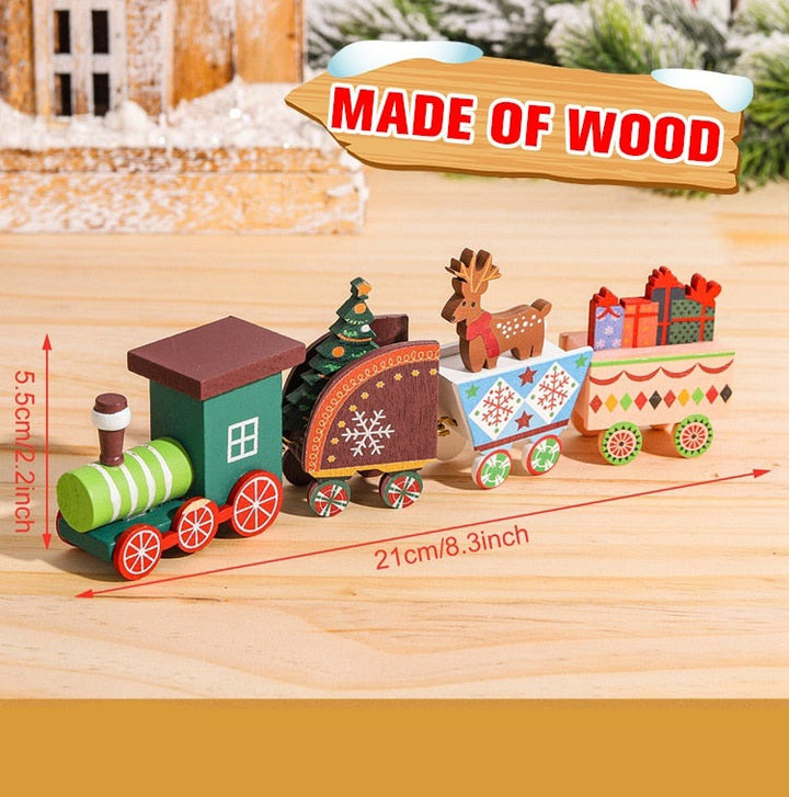 Woody Christmas Train | Gezellige kerstdecoratie voor in je huis