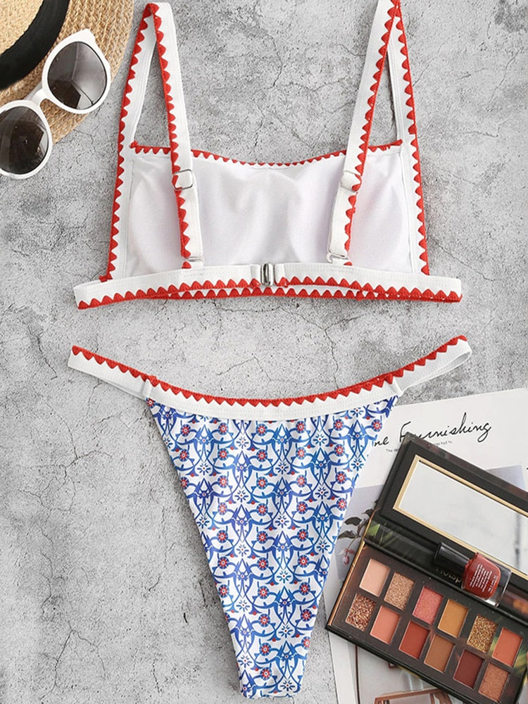 Lili Bikini | Met vrolijk patroon