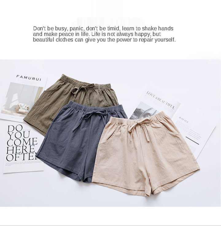 Lindy Shorts | Hoge kwaliteit linnen & katoen