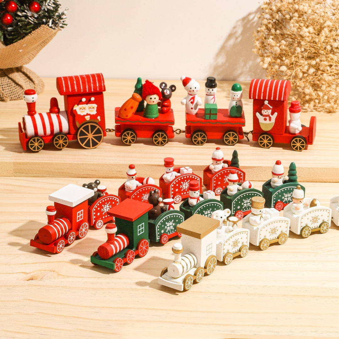 Woody Christmas Train | Gezellige kerstdecoratie voor in je huis