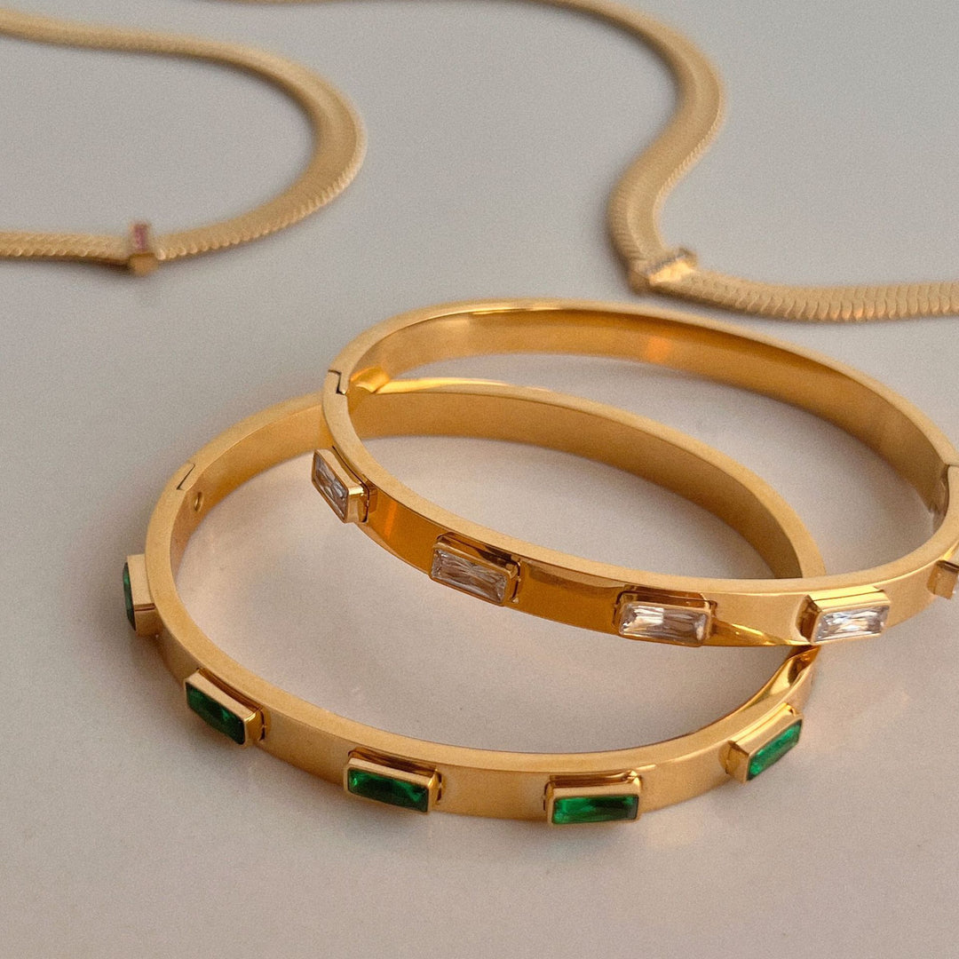 Gouden Armband | Met prachtige steentjes