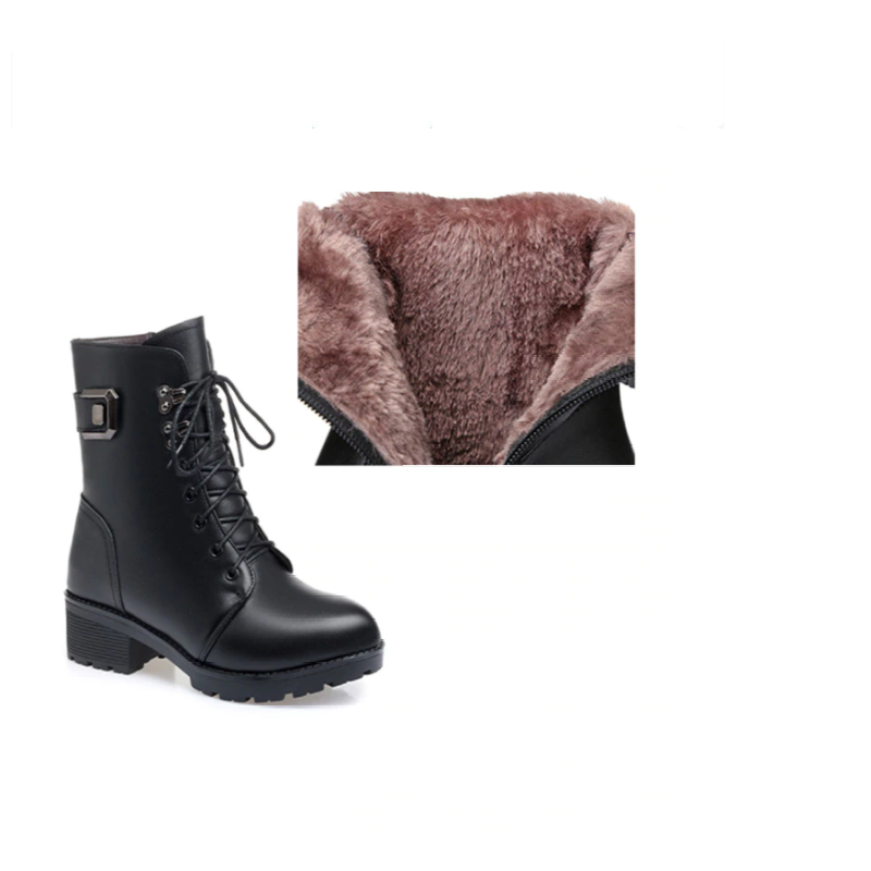 Stoere Dames Boots |  Warm en wol van binnen